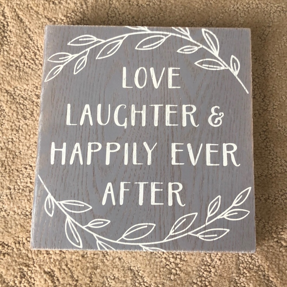 Wood sign